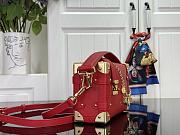 Kitlife Louis Vuitton Side Trunk PM Bag Red M28333 19x12.5x7.5cm - 6
