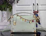 Kitlife Louis Vuitton Side Trunk PM Bag Light Green M27449 19x12.5x7.5cm - 1