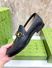 Kitlife Gucci Men 1953 Horsebit Black Leather Loafer  - 6