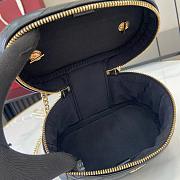 Kitlife Gucci Mini GG Marmont Vanity Bag Black 837455 15x8x8.5cm - 5