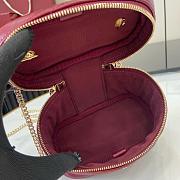 Kitlife Gucci Mini GG Marmont Vanity Bag Red 837455 15x8x8.5cm - 2