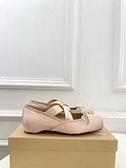 Kitlife Christian Louboutin Cassiasticina Beige Leather Ballerinas  - 5