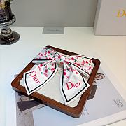 Kitlife Dior Celebrity-endorsed Bow Hair Clip White & Red - 3