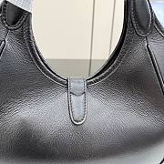 Kitlife Gucci Mercato Small Tote Bag Black Soft Leather 866646 26x23x11cm - 4