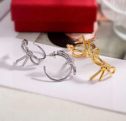 Kitlife Valentino Bow Earrings In Silver / Gold - 1