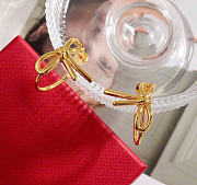 Kitlife Valentino Bow Earrings In Silver / Gold - 5