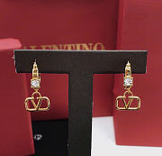 Kitlife Valentino Hook Earrings With Diamonds - 6