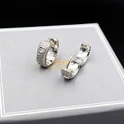 Kitlife Dior Wave Earrings Silver - 2