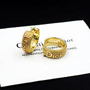 Kitlife Dior Wave Earrings Gold - 5