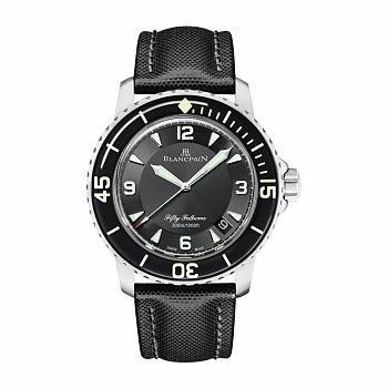 Kitlife Blancpain Fifty Fathoms Dive Watch Black 45mm