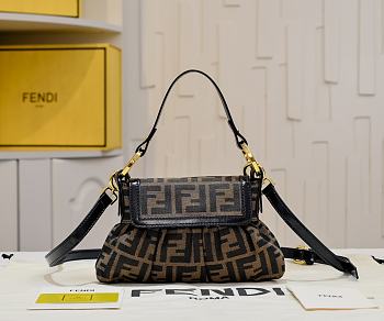 Kitlife Fendi Mini Vintage FF Monogram Bag 8958 18x13x8cm