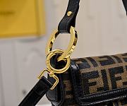Kitlife Fendi Mini Vintage FF Monogram Bag 8958 18x13x8cm - 4