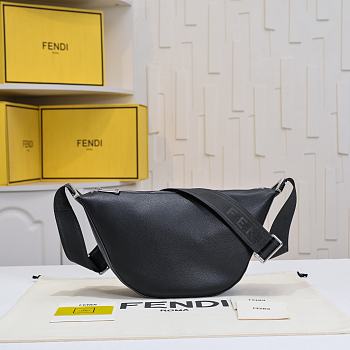 Kitlife Fendi Melon Men's Underarm Bag Black 3352 33x19cm