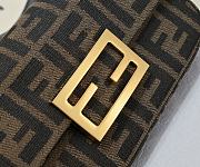 Kitlife Fendi Monogram Mini Baguette Phone Bag 4402 19x3cm - 3