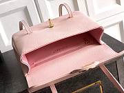 Kitlife Chanel 26P Flap Bag Pink Grained Shiny Calfskin AS6130 15x22x7cm - 4