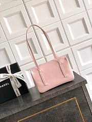 Kitlife Chanel 26P Flap Bag Pink Grained Shiny Calfskin AS6130 15x22x7cm - 2