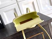 Kitlife Chanel 26P Flap Mini Bag Yellow Grained Shiny Calfskin A5807 11.5×17x5cm - 4