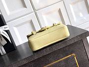 Kitlife Chanel 26P Flap Mini Bag Yellow Grained Shiny Calfskin A5807 11.5×17x5cm - 5