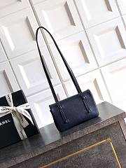 Kitlife Chanel 26P Flap Mini Bag Dark Blue Grained Shiny Calfskin A5807 11.5×17x5cm - 2