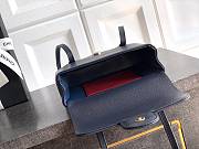Kitlife Chanel 26P Flap Mini Bag Dark Blue Grained Shiny Calfskin A5807 11.5×17x5cm - 4