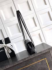 Kitlife Chanel 26P Flap Mini Bag Black Grained Shiny Calfskin A5807 11.5×17x5cm - 2