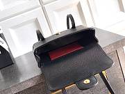 Kitlife Chanel 26P Flap Mini Bag Black Grained Shiny Calfskin A5807 11.5×17x5cm - 5