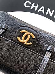 Kitlife Chanel 26P Flap Mini Bag Black Grained Shiny Calfskin A5807 11.5×17x5cm - 4