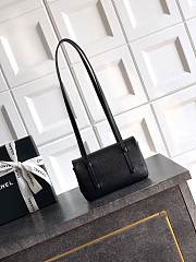 Kitlife Chanel 26P Flap Mini Bag Black Grained Shiny Calfskin A5807 11.5×17x5cm - 6