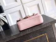 Kitlife Chanel 26P Flap Mini Bag Pink Grained Shiny Calfskin A5807 11.5×17x5cm - 6