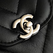 Kitlife Chanel 26P Kelly Bag Black AS4416 13x19x7cm - 6