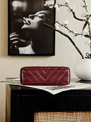 Kitlife Chanel 26P Kelly Bag Burgundy AS4416 13x19x7cm - 5