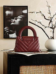 Kitlife Chanel 26P Kelly Bag Burgundy AS4416 13x19x7cm - 4