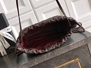 Kitlife Chanel Clutch With Dark Brown Leather Strap Black Lambskin 17x22x8cm - 3