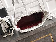 Kitlife Chanel Clutch With White Leather Strap Black Lambskin 17x22x8cm - 2