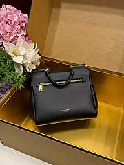 Kitlife Dolce & Gabbana Small My Sicily Handbag In Black Plongé Calfskin 19x21x14cm - 6