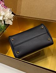 Kitlife Dolce & Gabbana Small My Sicily Handbag In Black Plongé Calfskin 19x21x14cm - 5