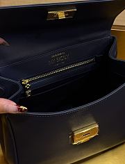 Kitlife Dolce & Gabbana Small My Sicily Handbag In Dark Blue Plongé Calfskin 19x21x14cm  - 5