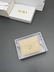 Kitlife Dior Jolie Freesia Card Holder Beige Cannage Lambskin 11x7.5x3cm - 4
