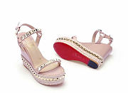 Kitlife Christian Louboutin Superaclou 130mm Strappy Sandals Light Pink - 6