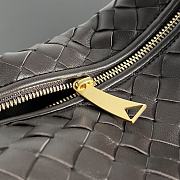 Kitlife Bottega Veneta Jodie Medium Bag Dark Brown 690225 36x21x13cm - 4