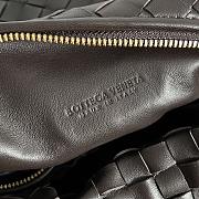 Kitlife Bottega Veneta Jodie Medium Bag Dark Brown 690225 36x21x13cm - 3