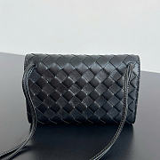 Kitlife Bottega Veneta Andiamo Pouch on Strap Black 836940 19x13x2cm - 3