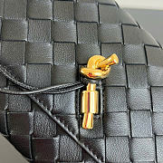 Kitlife Bottega Veneta Andiamo Pouch on Strap Black 836940 19x13x2cm - 2