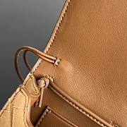 Kitlife Bottega Veneta Andiamo Pouch on Strap Beige Suede 836940 19x13x2cm - 4