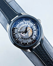 Kitlife Omega Seamaster Aqua Terra 150m Co Axial Master Chronometer GMT Worldtimer 43mm Mens Watch Black Rubber  - 6