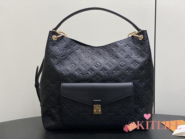 Kitlife Louis Vuitton Hobo Métis Bag Black M27189 35x32.5x10cm - 1