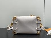 Kitlife Louis Vuitton Side Trunk PM Bag White M27438 19x12.5x7.5cm - 6