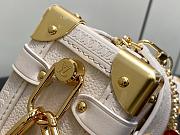 Kitlife Louis Vuitton Side Trunk PM Bag White M27438 19x12.5x7.5cm - 3