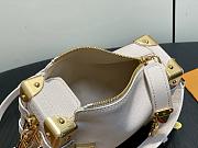 Kitlife Louis Vuitton Side Trunk PM Bag White M27438 19x12.5x7.5cm - 2