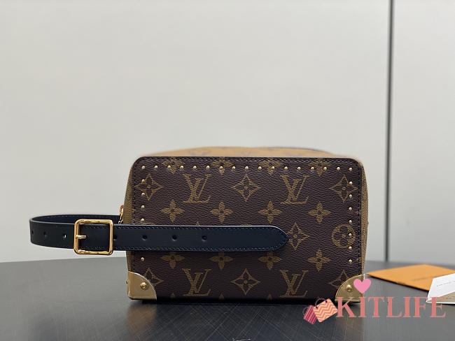 Kitlife Louis Vuitton Locker Dopp Kit Trunk Temp Bag M29313 19x11x10cm - 1